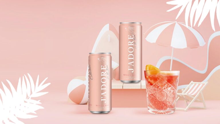 J’Adore, een sparkling wijncocktail met laag alcoholpercentage